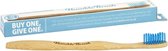 Humble Brush -Bamboe Tandenborstel- Volwassenen- Medium – Blauw