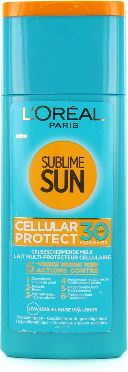 L'Oréal Paris Sublime Sun Cellular Protect SPF 30 Écran solaire - 200 ml |  bol.com