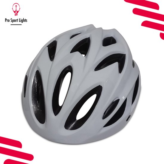 Fietshelm volwassenen Wit - Heren/Dames - Medium 52/58cm