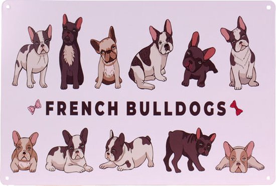 Lichte lederen hondenmuilkorf voor Franse Bulldog Frenchies (FB2, bruin