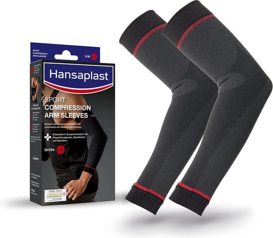 Hansaplast Sport - Compressie Armsleeves - One Size - Unisex - 1 paar - Hansaplast