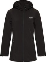 Nordberg Iris - Softshell Outdoor Zomerjas Dames - Zwart - Maat 4XL