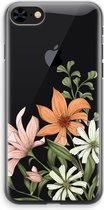 Case Company® - iPhone 8 hoesje - Floral bouquet - Soft Cover Telefoonhoesje - Bescherming aan alle Kanten en Schermrand