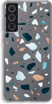 Case Company® - Samsung Galaxy S21 FE hoesje - Terrazzo N°13 - Soft Cover Telefoonhoesje - Bescherming aan alle Kanten en Schermrand