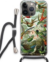 Case Company® - iPhone 13 Pro hoesje met Koord - Haeckel Trochilidae - Telefoonhoesje met Zwart Koord - Extra Bescherming aan alle Kanten en Over de Schermrand