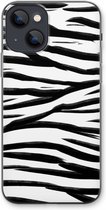 Case Company® - iPhone 13 hoesje - Zebra pattern - Soft Cover Telefoonhoesje - Bescherming aan alle Kanten en Schermrand