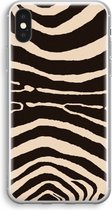 Case Company® - iPhone X hoesje - Arizona Zebra - Soft Cover Telefoonhoesje - Bescherming aan alle Kanten en Schermrand