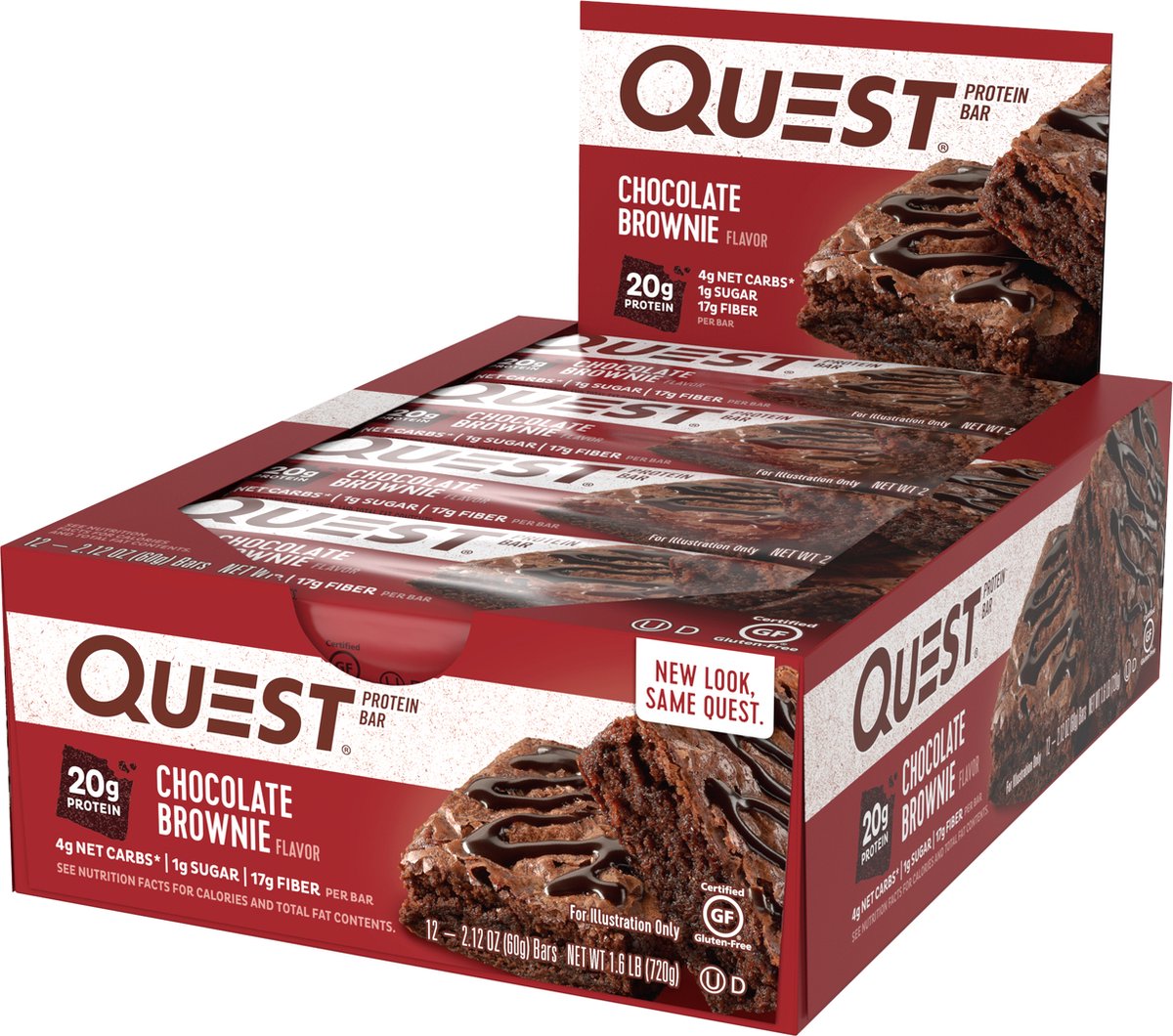 Goedkoopste Quest Protein Bars 12repen Choco Brownie