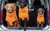 Dryup- Honden badjas-Hondenjas- Oranje-L -ruglengte tot 65cm