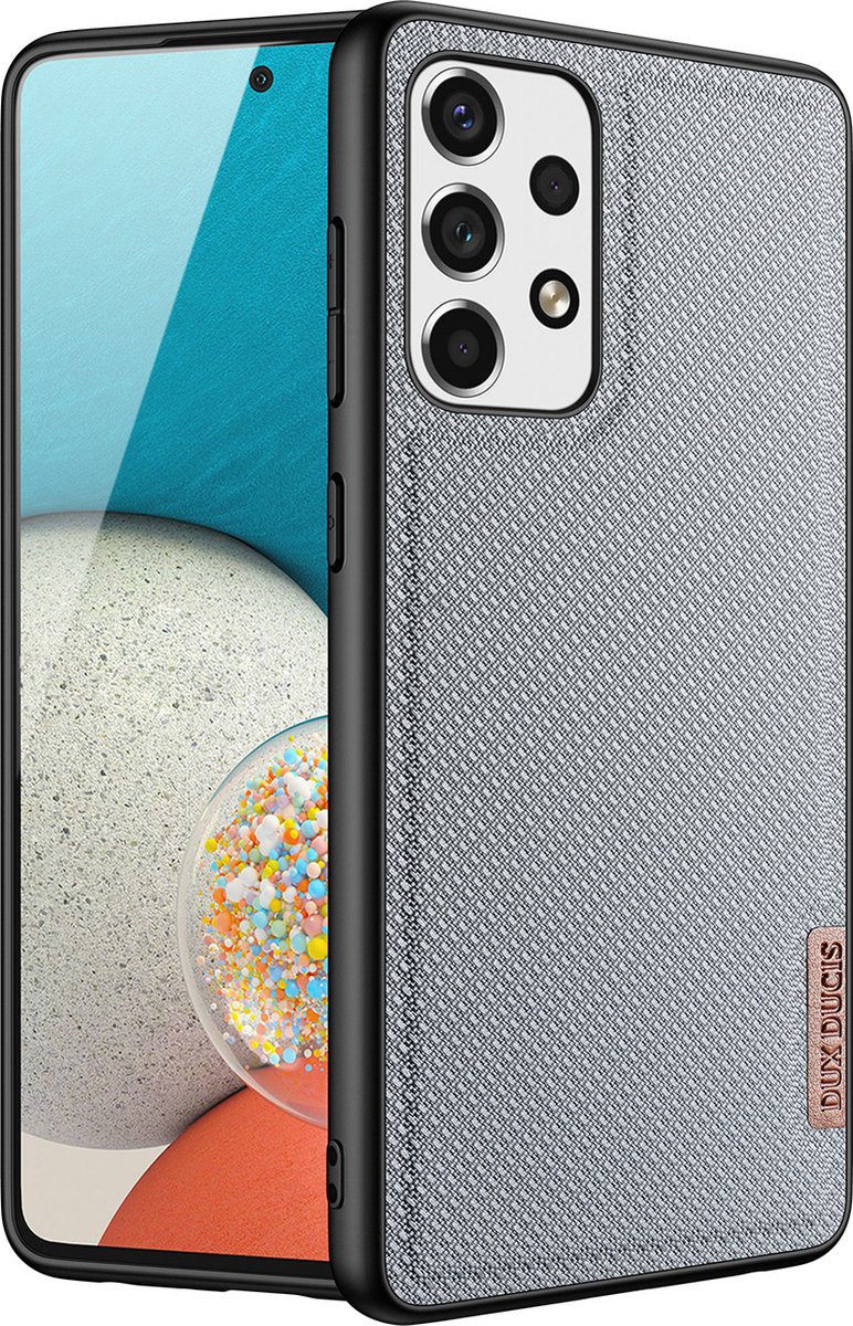 Dux Ducis - Telefoonhoesje geschikt voor Samsung Galaxy A73 5G - Fino Series - Back Cover - Blauw