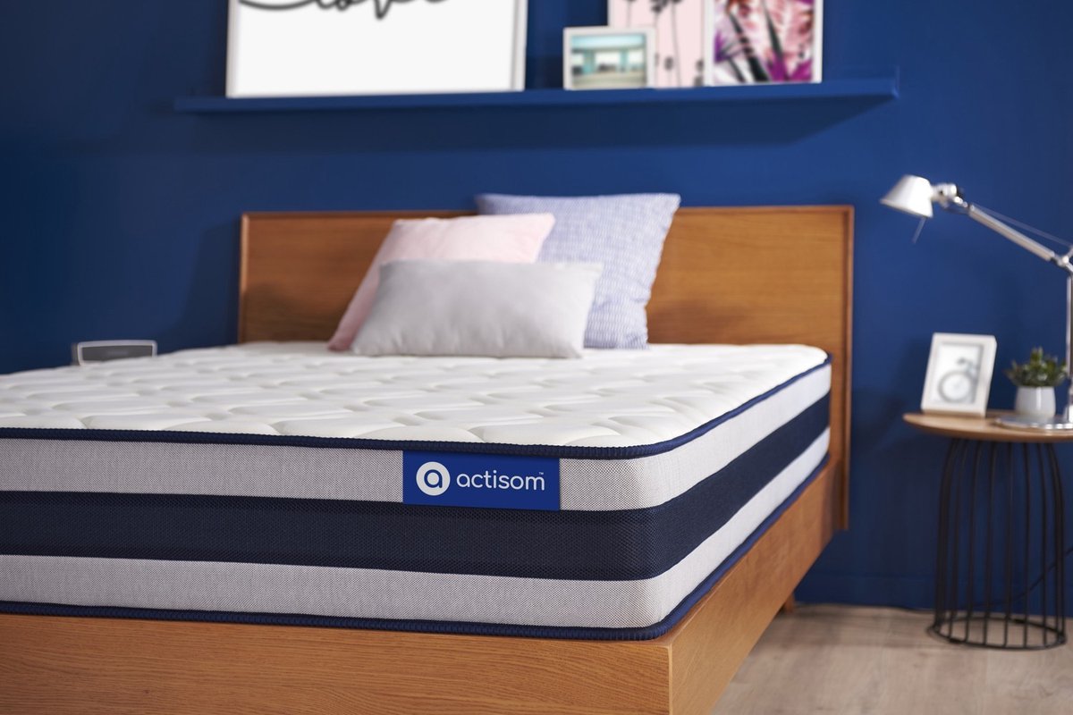 Actiflex ergo matras 70x190cm , Pocketveren en traagschuim , Stevig, 5 comfortzones
