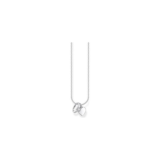 Thomas Sabo Dames-Ketting 925 Zilver 1 Zirkonia One Size 88276388