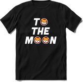 Shiba inu to the moon T-Shirt | Crypto ethereum kleding Kado Heren / Dames | Perfect cryptocurrency munt Cadeau shirt Maat L