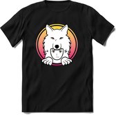 Saitama Logo T-Shirt | Saitama Inu Wolfpack Crypto Ethereum kleding Kado Heren / Dames | Perfect Cryptocurrency Munt Cadeau Shirt Maat 3XL