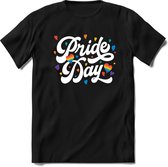 Pride Day | Pride T-Shirt Heren - Dames - Unisex | LHBTI / LGBT / Gay / Homo / Lesbi |Cadeau Shirt | Grappige Love is Love Spreuken - Zinnen - Teksten Maat M