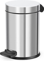 Hailo 0704-042 Solid S Pedaalemmer met Gegalvaniseerde Binnenemmer 3L RVS