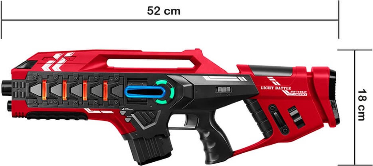 Pistolet Laser avec Projecteur, Jeu de Laser Tag Multi-Play pour