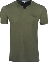 Consenso - Heren T-Shirt - Used Look - Groen