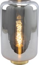 Olucia Keanu - Design Tafellamp - Glas/Metaal - Goud;Grijs