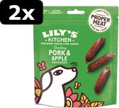 2x LILY CRACKIN PORK/APPLE SAUSAGE 70G