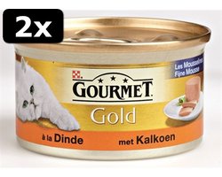 2x GOURMET GOLD MOUSSE KALK 24X85GR
