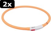 2x - HB USB FLASH LIGHT ORANJE 70CM