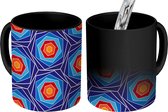 Magische Mok - Foto op Warmte Mokken - Koffiemok - Patroon - Tieners - Hexagon - Abstract - Magic Mok - Beker - 350 ML - Theemok