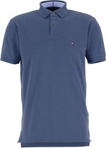 Tommy Hilfiger 1985 Regular Fit polo - blauw - Faded Indigo -  Maat: XXL