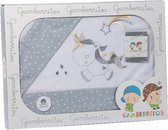 beddengoed Unicorn ledikant 100 x 150 cm grijs