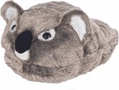 voetenwarmer Koala junior 35 x 25 cm pluche grijs