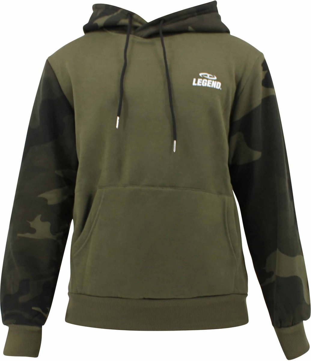 Hoodie heren Army Camo fleece M