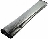 anti-ijsdeken/zonnescherm 150 x 70 cm aluminium zilver