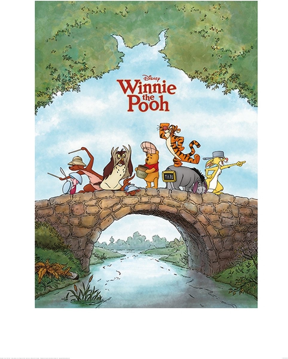 Pyramid Poster - Winnie The Pooh - 80 X 60 Cm - Multicolor Multi color