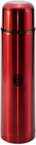thermosfles Burgundy vacuum 0,5 liter RVS rood
