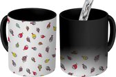 Magische Mok - Foto op Warmte Mokken - Koffiemok - Vis - Dieren - Regenboog - Magic Mok - Beker - 350 ML - Theemok