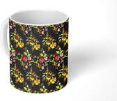 Mok - Koffiemok - Bloem - Patronen - Retro - Boho - Mokken - 350 ML - Beker - Koffiemokken - Theemok