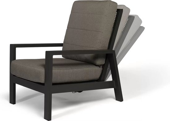 Tierra Outdoor Loungeset Queens - Aluminium Blokset - 4-delige Tuinset - Incl. Kussens - Tierra Outdoor