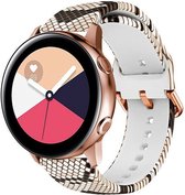 Siliconen Smartwatch bandje - Geschikt voor  Sneaky Snake Samsung Galaxy Watch Active bandje - Strap-it Horlogeband / Polsband / Armband