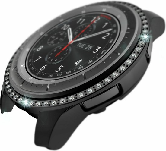Strapit Samsung Galaxy Watch 46mm Diamond PC hard case zwart