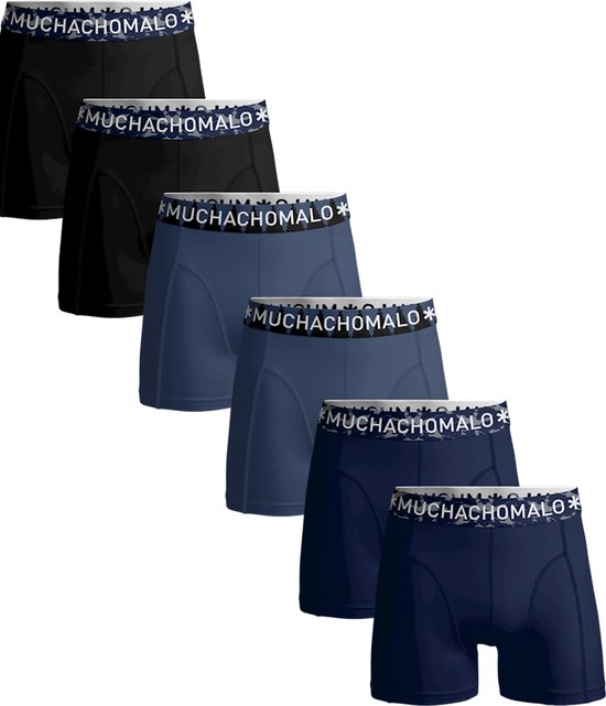 Muchachomalo Heren Boxershorts - 6 Pack - Maat L - 95% Katoen - Mannen Onderbroeken