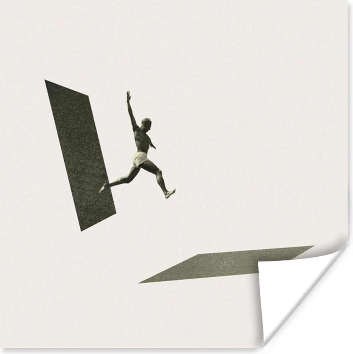 Poster Vintage - Man - Design - 50x50 cm