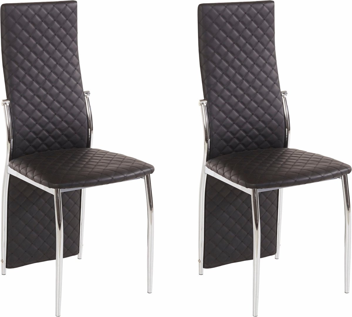 Wilson-Eetkamerstoel 2 Pack Zwart