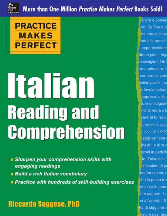 Practice Makes Perfect Italian Reading And Comprehension - cover