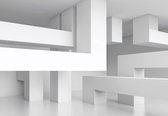 Fotobehang - Vlies Behang - 3D Geometrisch Figuur - 254 x 184 cm