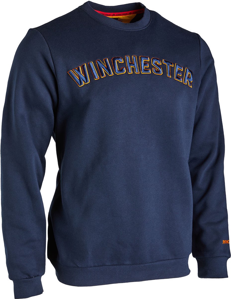 WINCHESTER Trui - Heren - Falcon - Warme stof - Sweater - Casual - Blauw - 2XL