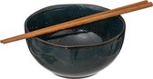Secret de gourmet Poke bowl Jade 2 stuks - Met eetstokjes - Aardewerk - Kom
