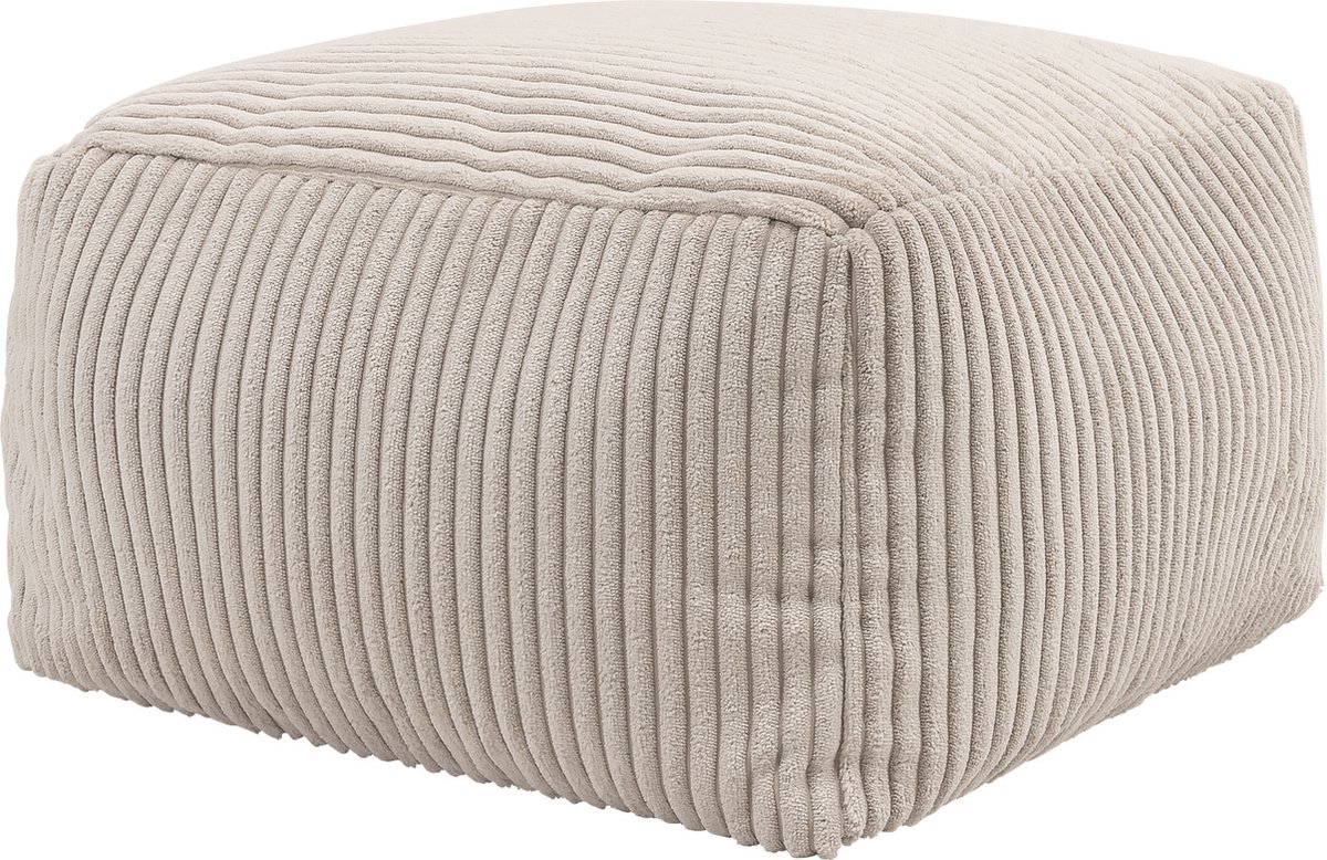 icon - Amara Poef - Zitzak Poefje - Ribfluweel - Beige