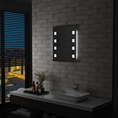 The Living Store Miroir de salle de bain LED - 50x60 cm - IP44