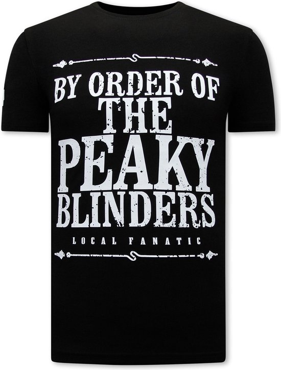 Peaky Blinders Heren T-shirt - Zwart