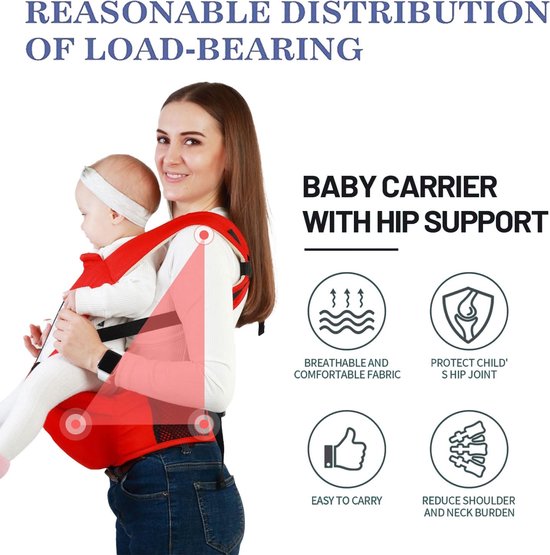 Mumgaroo Babydrager, babydrager voor pasgeborenen, multifunctionele draagdoek On the Go, babydrager 0-36 maanden, alle seizoenen, tot 15 kg, zwart